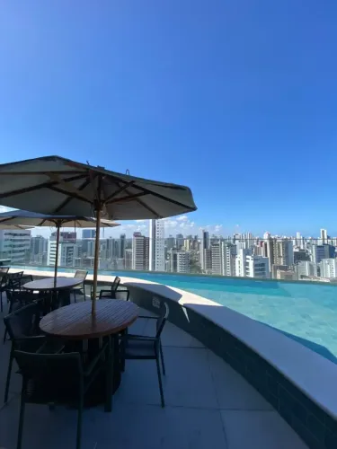 Flat para Alugar em Boa Viagem Mobiliado, 30m² e Lazer Completo