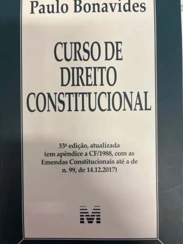 Livro Curso de Direito Constitucional