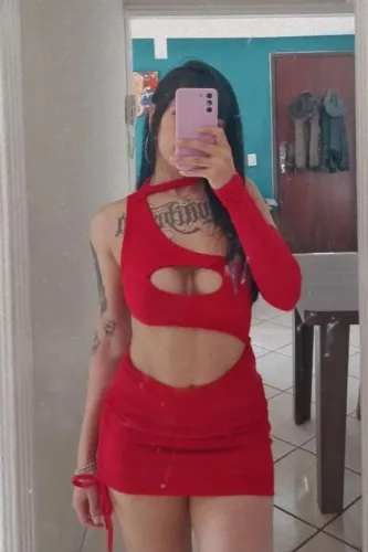 Vestido Vermelho Balada Gringa