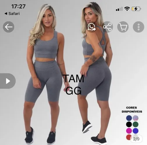 5 Conjuntos Roupas de Academia Novos