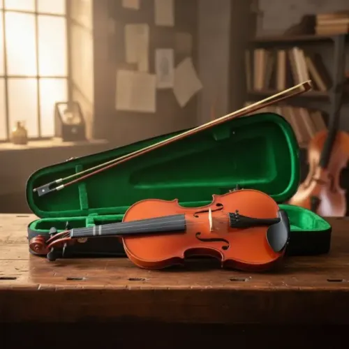 Di. "o Violino Acústico Freeman 4/4 + Estojo, Arco Seminovo" VENDA FILANTRÓPICA - CURITIBA
