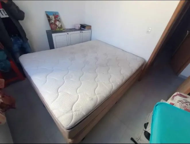 Cama Box queen Probel Guarda Costas(cama e base) Clarin
