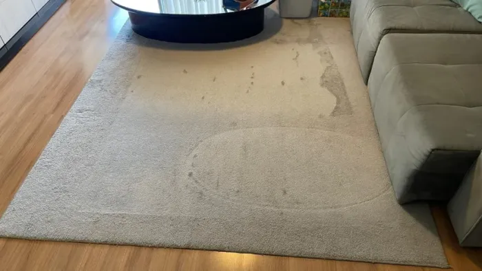 Tapete Cinza para Sala ou Quarto - 2,5m x 2,0m / Super Macio e Conservado