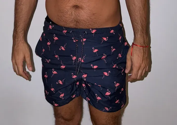 Short de Praia Primark Cares - Flamingos Tamanho P