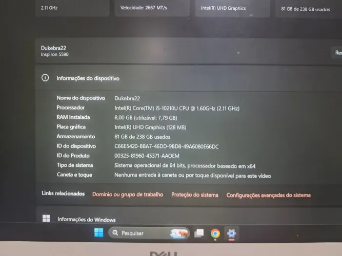 Notebook dell