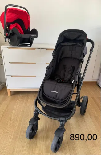 Carrinho Fisher-Price + Bebê Conforto | Travel System | Excelente Estado