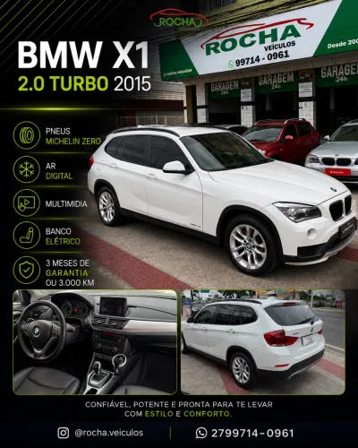 BMW X1 Sdrive 20I X-line 2.0 TB Active Flex 2015