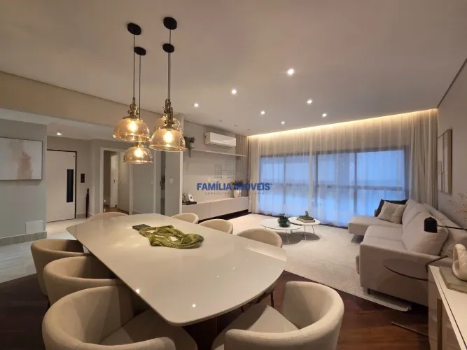 Apartamento à venda 3 suítes 2 vagas lazer Aparecida Santos/SP