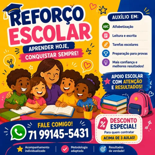 ? Reforço Escolar e Alfabetização ?