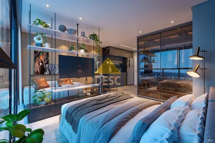 Na planta - Studio à venda no Riverside Residence em Camboriú