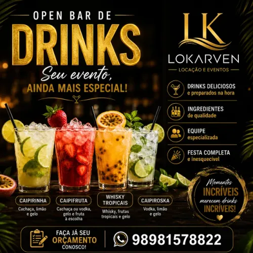 OPEN BAR DE DRINKS