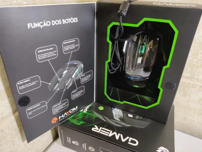 Vendo mouse para Gamers, produto com botão de rolagem 