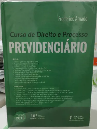[Livro] CURSO DE DIREITO E PROCESSO PREVIDENCIÁRIO 