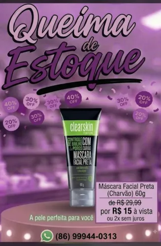 Máscara Facial Preta