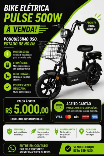 Bike elétrica pulse