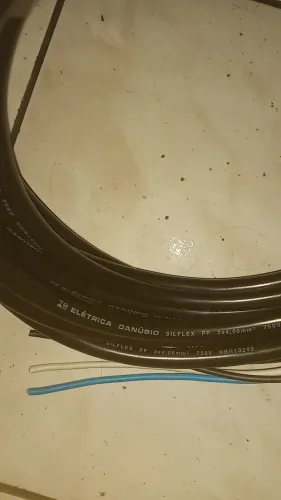 Cabo pp 4mm 3 vias Sil