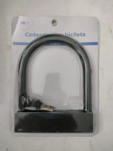 TRANCA ANTI FURTO COM ALARME SONORO COM 3 CHAVES DISPARA COM MOVIMENTO DA MOTO MUITO TOP