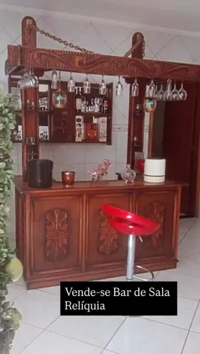 Bar Sala Relíquia Madeira de Cerejeira
