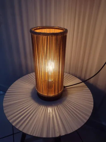 Luminária Boho Chic 100% Artesanal/ Iluminação Aconchegante