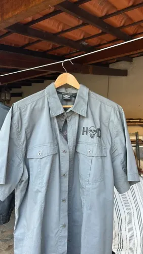 Camisa Harley Davidson original tecido- estilo biker