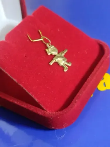 Pingente Boneca Ouro 18 Kilates