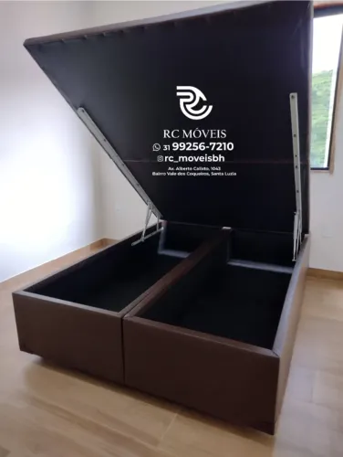Cama Box Baú Super King 1,93x2,03 - Gigante e Blindada