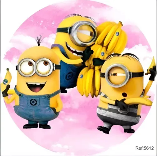 Mine capa painel MINIONS 50x50cm