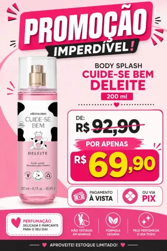 Body Splash o boticário 