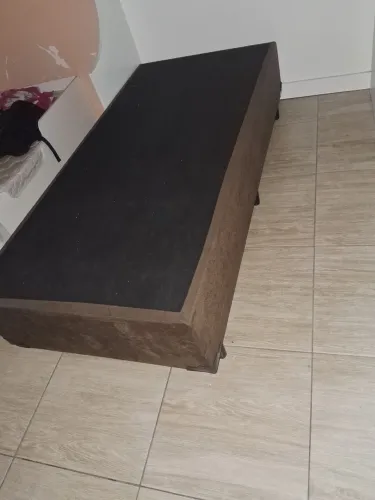 Colchão e base completa