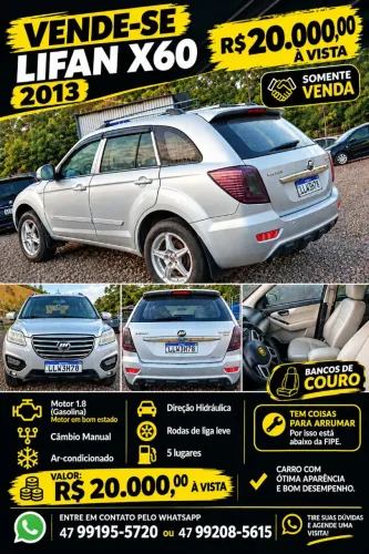 Lifan X60 1.8 16V 128cv 5P Mec. 2013