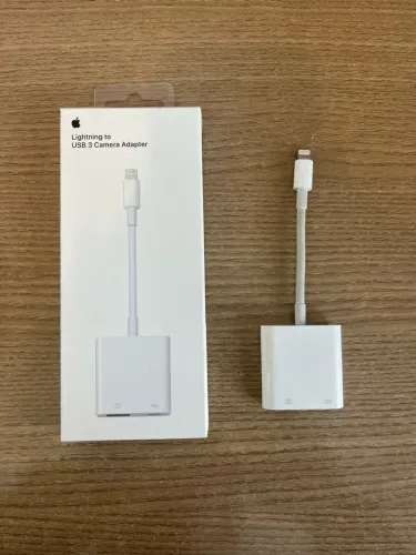 Fio Apple Lightning para USB 3 Câmera