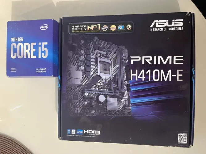 Kit Intel placa h410 + i5 10400f + aircooler