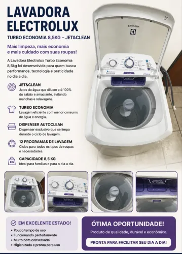 MÁQUINA DE LAVAR ELETROLUX
