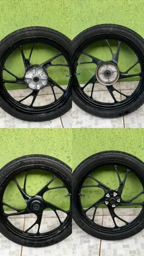 Rodas liga leve honda pé de galinha