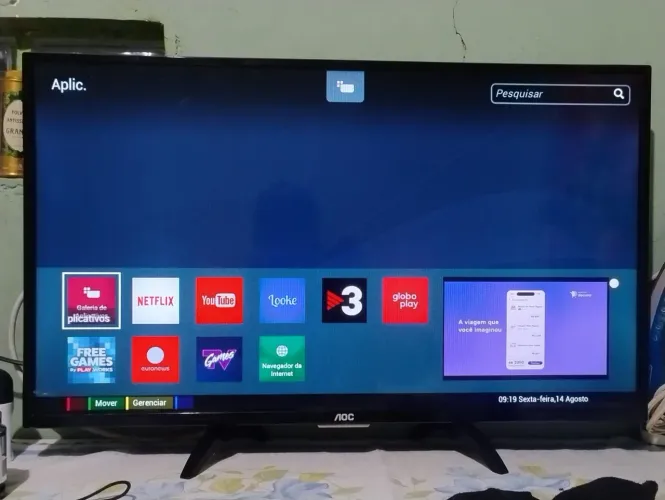 TV Smart 32 AOC 7 m de uso impecável só 550