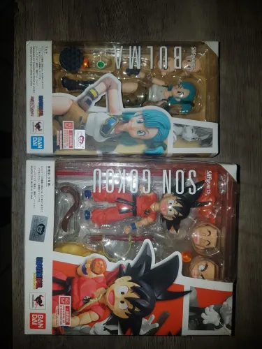 Goku kid, bulma s h figuarts bandai