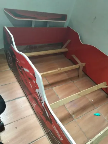 Cama modelo carro hot Wheels