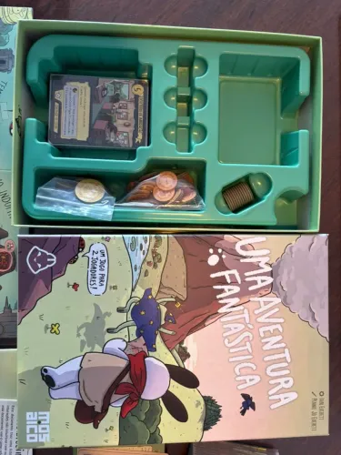 Board Game - Uma Aventura Fantástica -  Jogado 2x, como novo