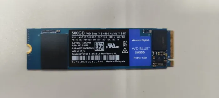 SSD 500GB - WD Blue NS550 NVMe