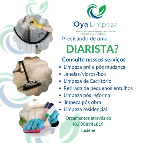 Limpeza pós obra 