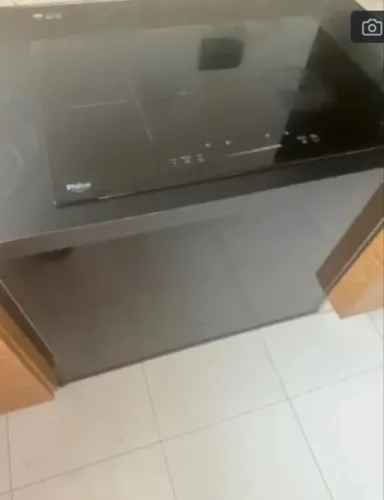 Fogão completo indução vidro preto Philco novo