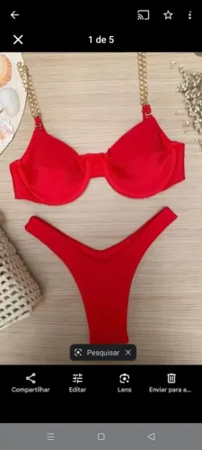 Biquini vermelho G