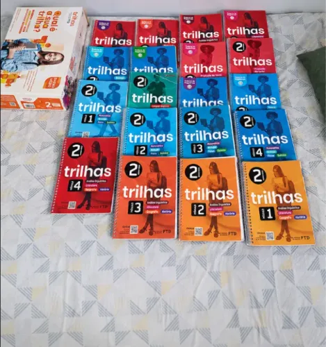 Kit Completo Trilhas FTD - 2º Ano do Ensino Médio | Material Original | Excelente Estado