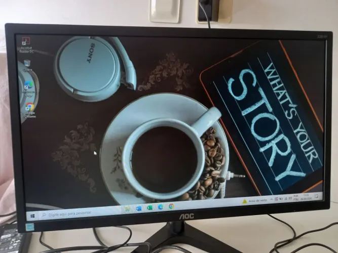 MONITOR AOC / 22" (MUITO NOVO)