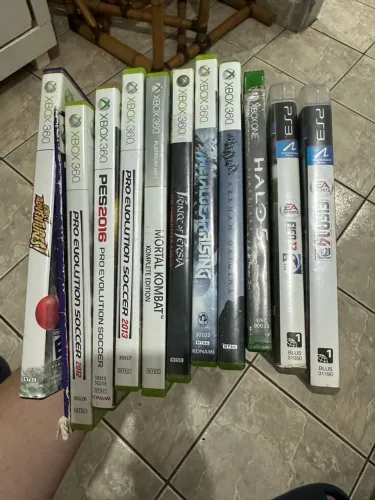 Lote 11 Jogos Xbox 360, Xbox One e PS3 (Batman, Mortal Kombat e mais)