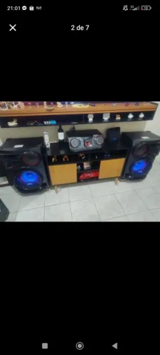 Som LG xboom CL98 novo