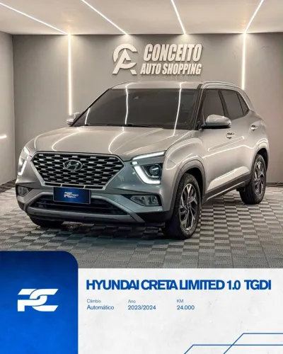 Hyundai Creta Limited 1.0 TB 12V Flex AUT 2024