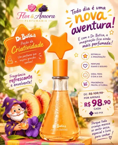 Dr. Botica Poção Da Criatividade Colônia Infantil 120MI
