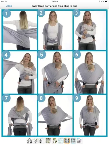 BABY SLING WRAP SLING BEBÊ MAMÃE CANGURU CONFORTÁVEL