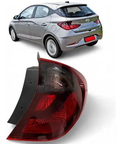 Lanterna Traseira Hyundai Hb20 Hatch Direito 2020 2021 2022 Direito/passageiro Vermelho